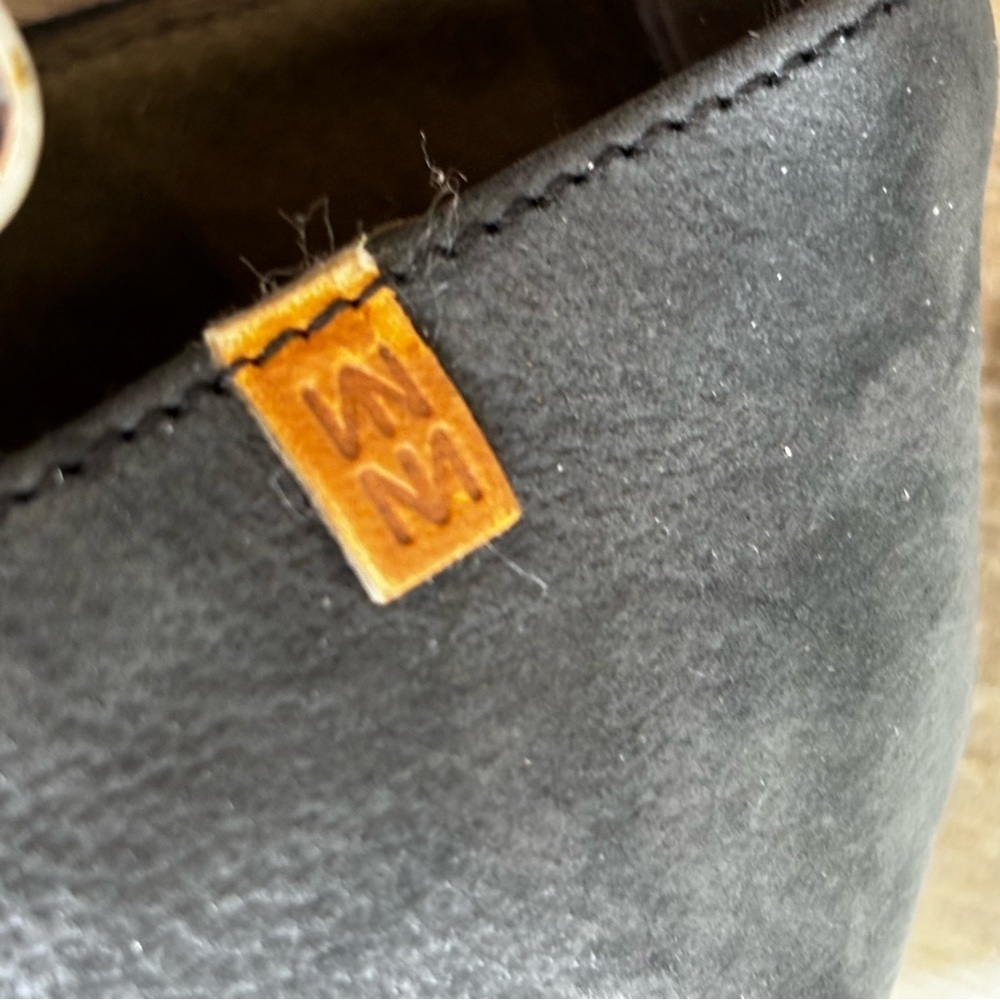 EL NATURALISTA Sz 41 Tan Black Pointy  Ankle Strap Leather Sandals Comfort Shoes - Picture 8 of 12